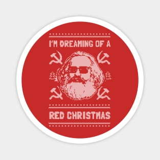 I'm Dreaming Of A Red Christmas Magnet